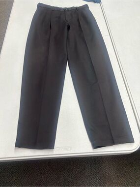 Hagar 34x36 Classic Black Pleated Dress Pants